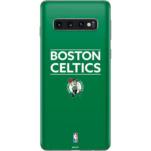 NBA Boston Celtics Standard - Green Galaxy S10 Skin