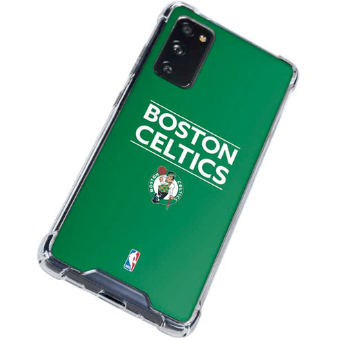 NBA Boston Celtics Standard - Green Galaxy S20 FE Clear Case