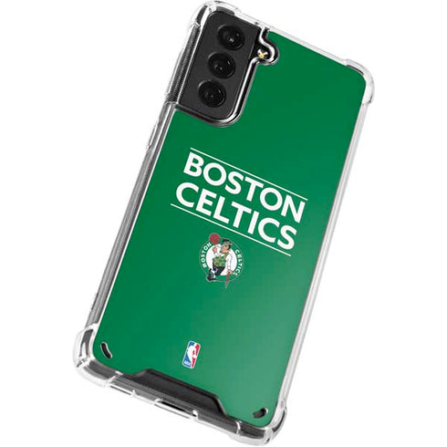 NBA Boston Celtics Standard - Green Galaxy S21 5G Clear Case
