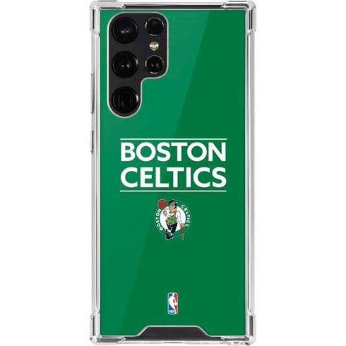 NBA Boston Celtics Standard - Green Galaxy S22 Ultra Clear Case