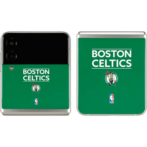 NBA Boston Celtics Standard - Green Galaxy Z Flip3 5G Skin