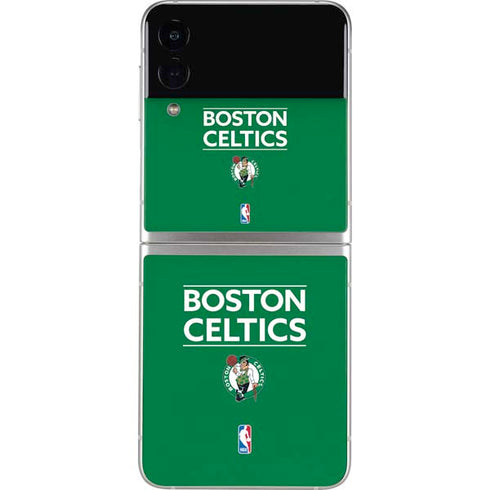 NBA Boston Celtics Standard - Green Galaxy Z Flip3 5G Skin