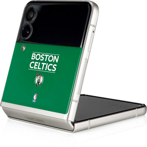 NBA Boston Celtics Standard - Green Galaxy Z Flip3 5G Skin