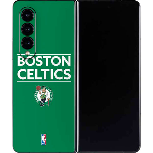 NBA Boston Celtics Standard - Green Galaxy Z Fold4 5G Skin