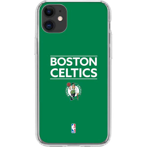 NBA Boston Celtics Standard - Green iPhone 11 Clear Case