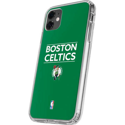 NBA Boston Celtics Standard - Green iPhone 11 Clear Case