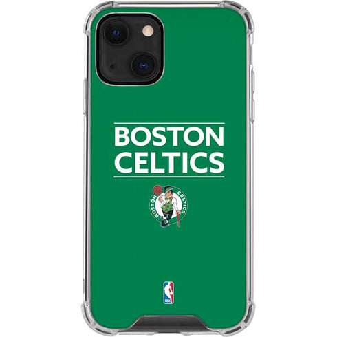 NBA Boston Celtics Standard - Green iPhone 13 Mini Clear Case