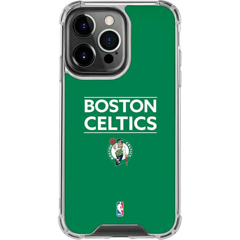 NBA Boston Celtics Standard - Green iPhone 13 Pro Clear Case