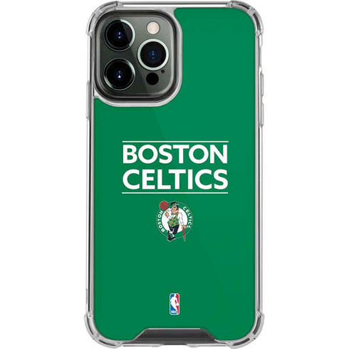 NBA Boston Celtics Standard - Green iPhone 13 Pro Max Clear Case