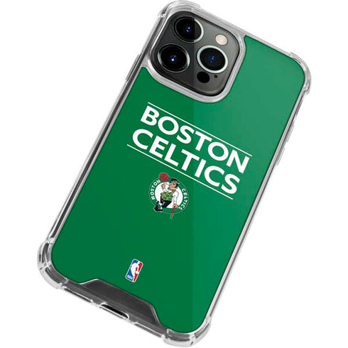 NBA Boston Celtics Standard - Green iPhone 14 Pro Clear Case