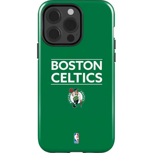 NBA Boston Celtics Standard - Green iPhone 15 Pro Impact Case