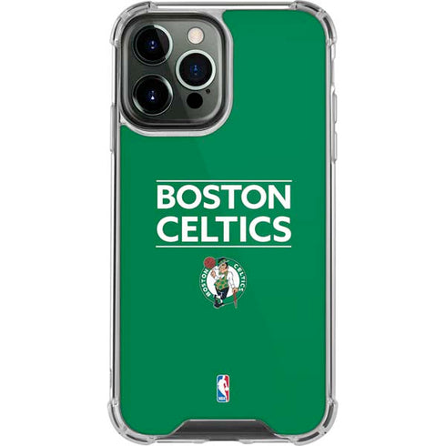 NBA Boston Celtics Standard - Green iPhone 14 Pro Max Clear Case