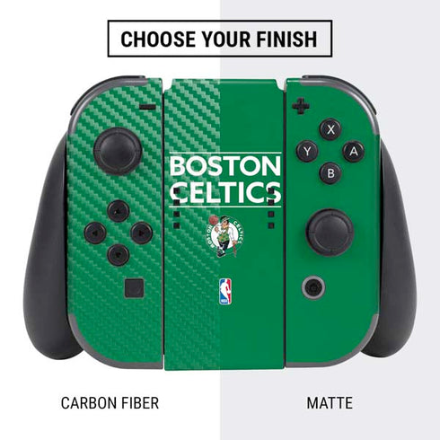 NBA Boston Celtics Standard - Green Nintendo Switch Bundle Skin