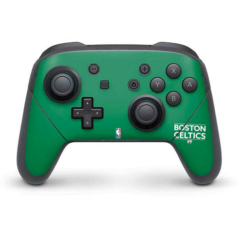 NBA Boston Celtics Standard - Green Nintendo Switch Pro Controller Skin