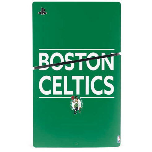 NBA Boston Celtics Standard - Green PS5 Slim Disk Console Skin