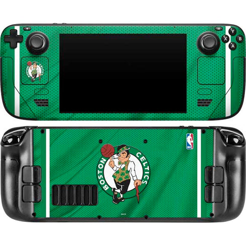 NBA Boston Celtics Steam Deck Handheld Gaming Computer Skin