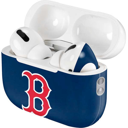 MLB Boston Red Sox - Solid Distressed AirPods Pro 2nd Gen Skin