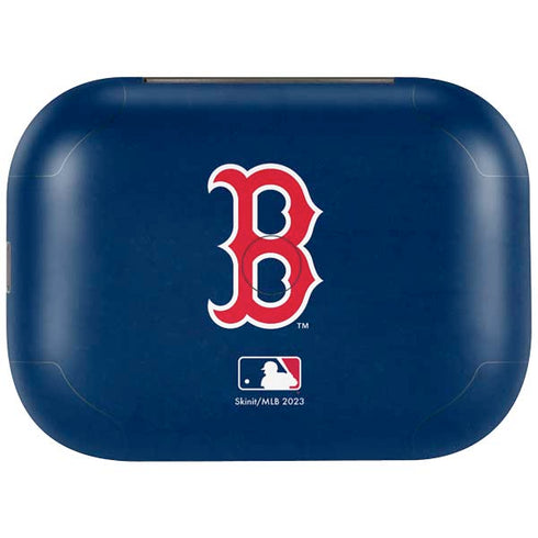 MLB Boston Red Sox - Solid Distressed Amazon Echo Buds Skin