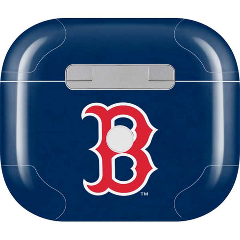 MLB Boston Red Sox - Solid Distressed Apple AirPods (3rd Gen 2021) Skin