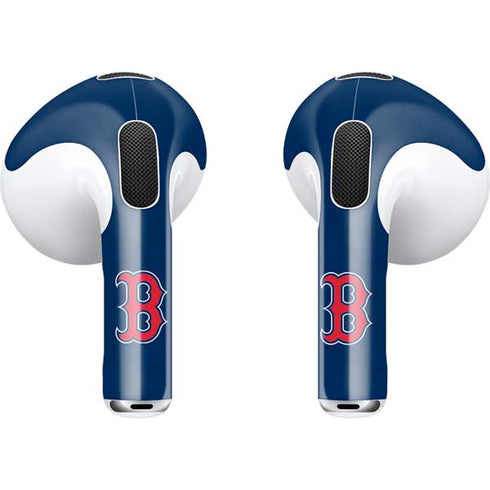 MLB Boston Red Sox - Solid Distressed Apple AirPods (3rd Gen 2021) Skin