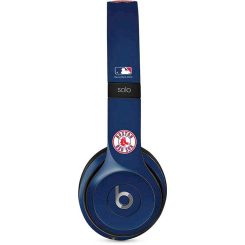 MLB Boston Red Sox - Solid Distressed Beats Solo 2 Wired Skin