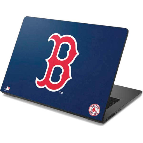 MLB Boston Red Sox - Solid Distressed Dell Chromebook Skin