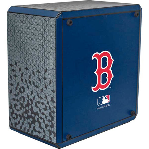 MLB Boston Red Sox - Solid Distressed Cooler Master MasterBox Q300L Mini Tower Skin