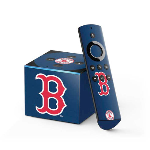 MLB Boston Red Sox - Solid Distressed Fire TV Cube Skin