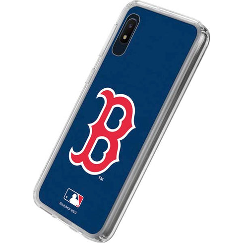 MLB Boston Red Sox - Solid Distressed Galaxy A10e Clear Case