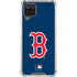 MLB Boston Red Sox - Solid Distressed Galaxy A12 Clear Case