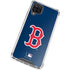 MLB Boston Red Sox - Solid Distressed Galaxy A12 Clear Case
