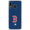 MLB Boston Red Sox - Solid Distressed Galaxy A20 Clear Case