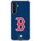 MLB Boston Red Sox - Solid Distressed Galaxy A54 5G Clear Case