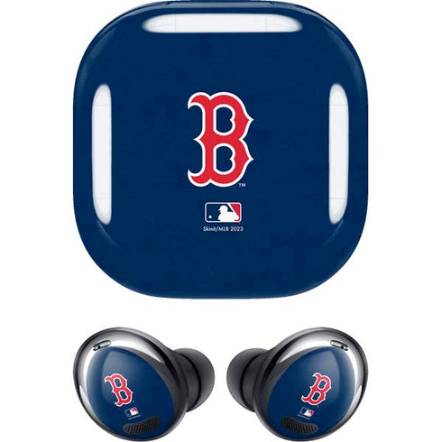 MLB Boston Red Sox - Solid Distressed Galaxy Buds Pro Skin