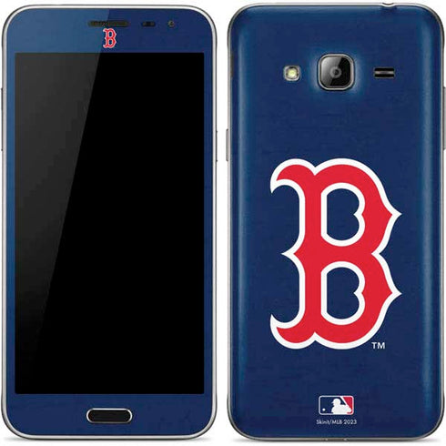 MLB Boston Red Sox - Solid Distressed Galaxy J3 Skin
