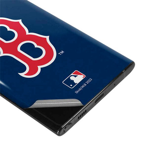 MLB Boston Red Sox - Solid Distressed Galaxy Note 10 Plus Skin