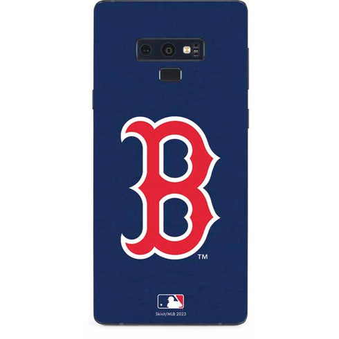 MLB Boston Red Sox - Solid Distressed Galaxy Note 9 Skin
