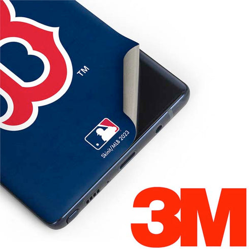 MLB Boston Red Sox - Solid Distressed Galaxy Note 9 Skin