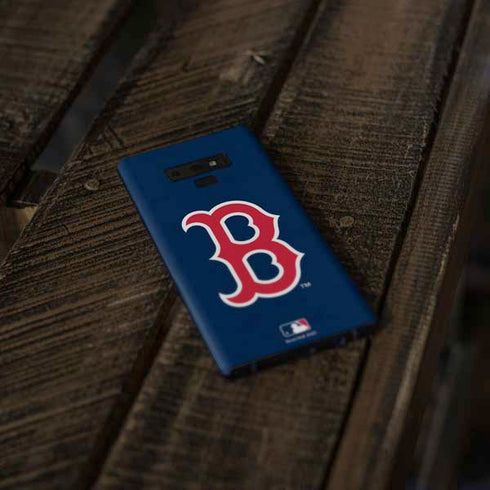 MLB Boston Red Sox - Solid Distressed Galaxy Note 9 Skin