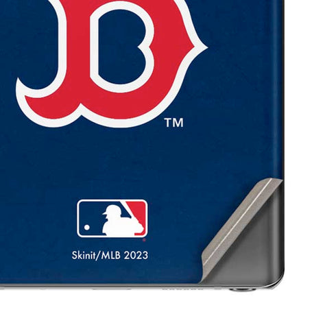 MLB Boston Red Sox - Solid Distressed Galaxy Note20 5G Skin