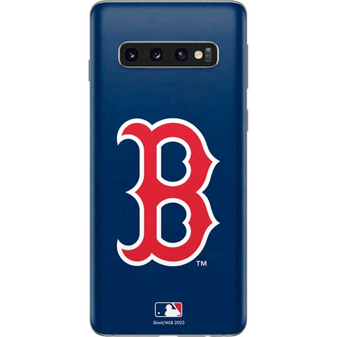MLB Boston Red Sox - Solid Distressed Galaxy S10 Skin