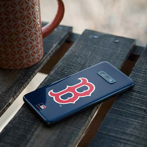 MLB Boston Red Sox - Solid Distressed Galaxy S10e Skin