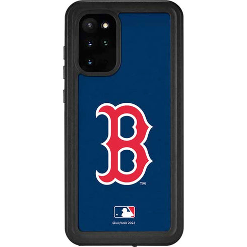 MLB Boston Red Sox - Solid Distressed Galaxy S20 Plus Waterproof Case