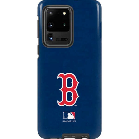 MLB Boston Red Sox - Solid Distressed Galaxy S20 Ultra 5G Pro Case