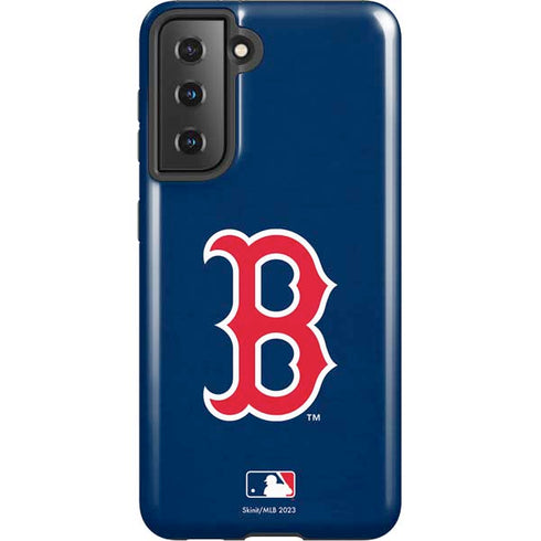 MLB Boston Red Sox - Solid Distressed Galaxy S21 5G Pro Case