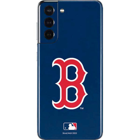 MLB Boston Red Sox - Solid Distressed Galaxy S21 5G Skin