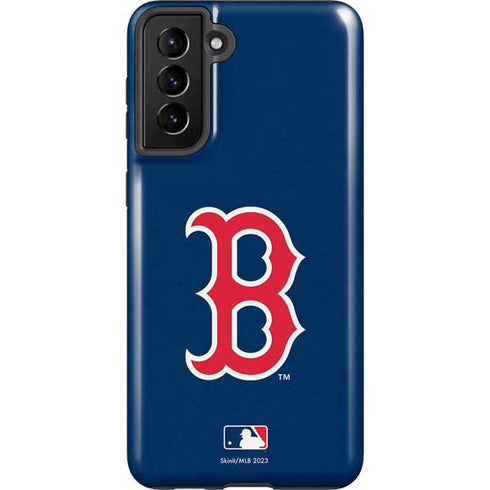 MLB Boston Red Sox - Solid Distressed Galaxy S21 Plus 5G Pro Case
