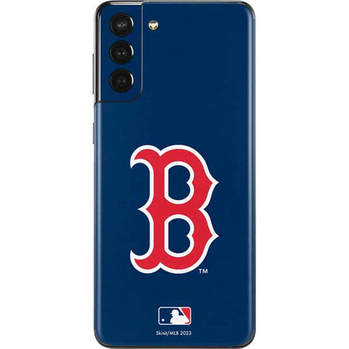 MLB Boston Red Sox - Solid Distressed Galaxy S21 Plus 5G Skin