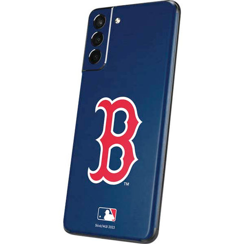 MLB Boston Red Sox - Solid Distressed Galaxy S21 Plus 5G Skin