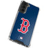 MLB Boston Red Sox - Solid Distressed Galaxy S22 Clear Case